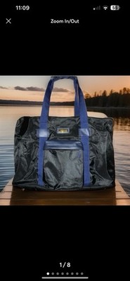 VERSACE Parfums Weekend Blue and Black Bag