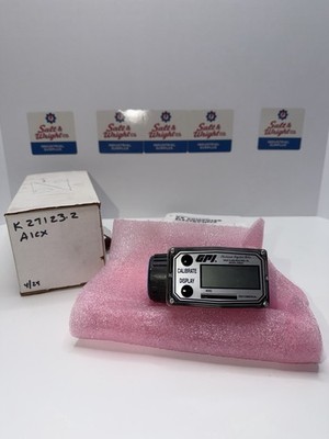 GPI A104LMN100NA1 1  Oval Gear Flow Meter Industrial Positive Displacement