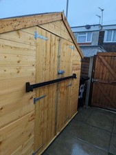 Steel ULTIMATE Security Door  Window Bar Padlockable Shed Garage Made in UK ZB