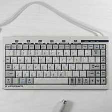 VINTAGE Videonics Video Editor 5000 Keyboard AT / DIN Beige Compact - TESTED