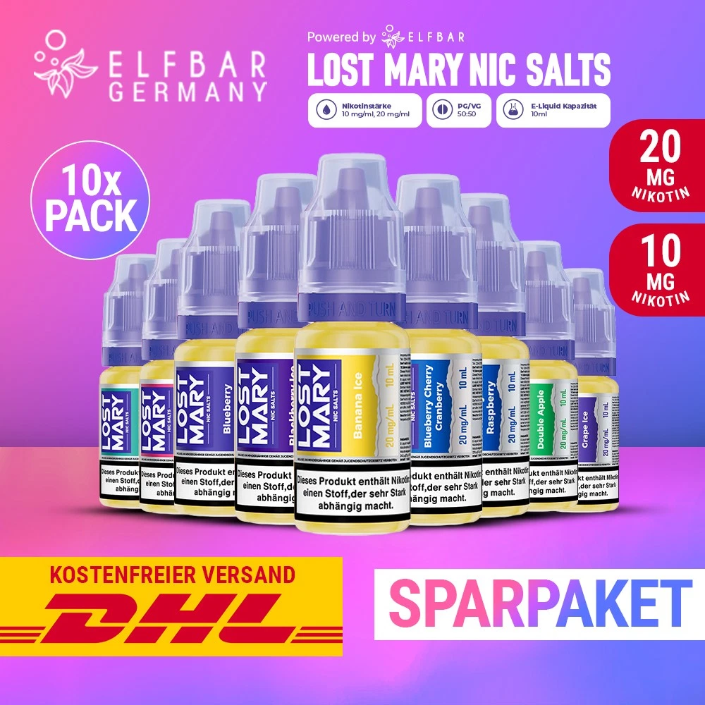 6 mg liquid nikotin nachfullpacks 6 mg/ml Nikotin main image 1
