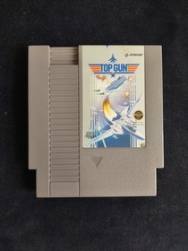 Top Gun NES Nintendo Entertainment System 1987 Video Game Complete W/Box 5 Screw