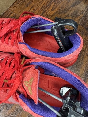 Nike Kobe 8 EXT Red Suede Europe Uscita Usate Pulite 9 582554-600 LEGGI* - Foto 4 di 13