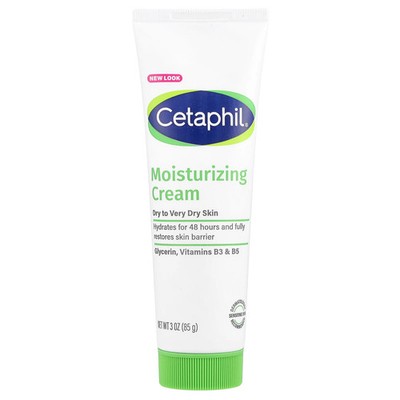Moisturizing Cream, Fragrance Free, 3 oz (85 g)