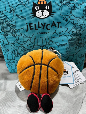 New 2026 Jellycat Basketball Keychain – Plush Bag Charm – Cute