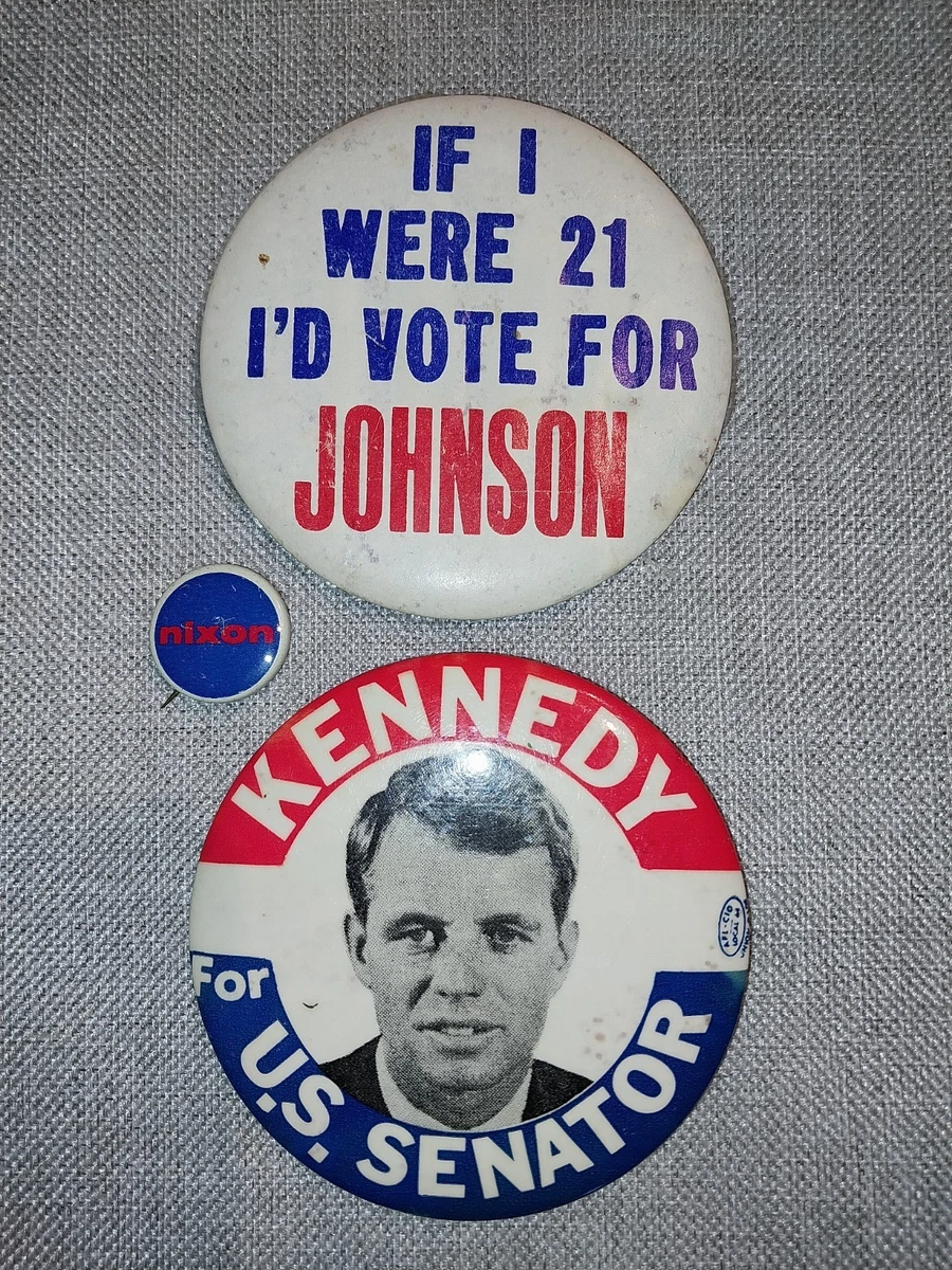 Lyndon Johnson 1964 US Presidential Candidate Collectibles for