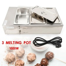 Commercial Chocolate Tempering Machine 1000W 30℃~80℃ Centigrade Chocolate Melter