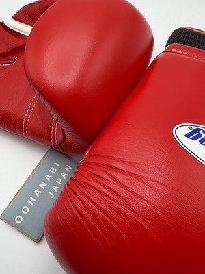 ウイニングプロフェッショナルタイプMS‐600B本革製未使用袋未開封正規品値下済 Winning Boxing Gloves 16 oz MS-600B Red Pro Tape type Japan