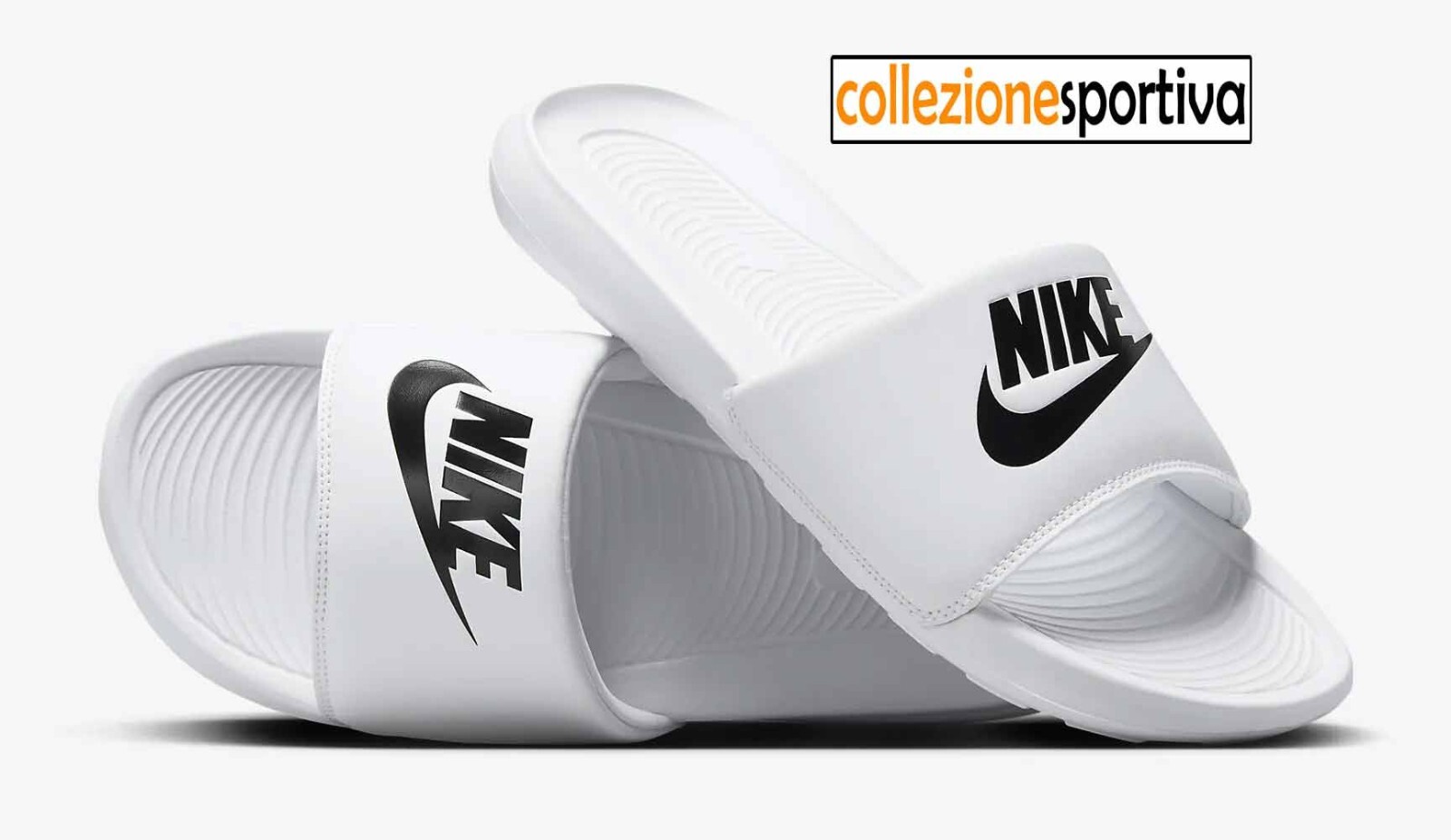 Ciabatte Nike Victori One Slide bianche