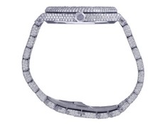 Mens Audemars Piguet Royal Oak 41MM Steel VS Pave Dial Diamond Watch 33 Ct 6