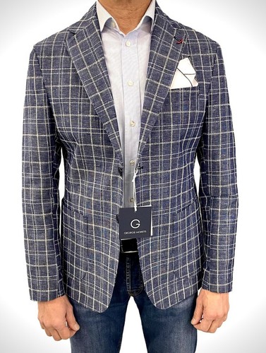 Giacca Uomo Elegante Casual Blazer Estiva Slim Fit Made in Italy Sartoriale  | eBay