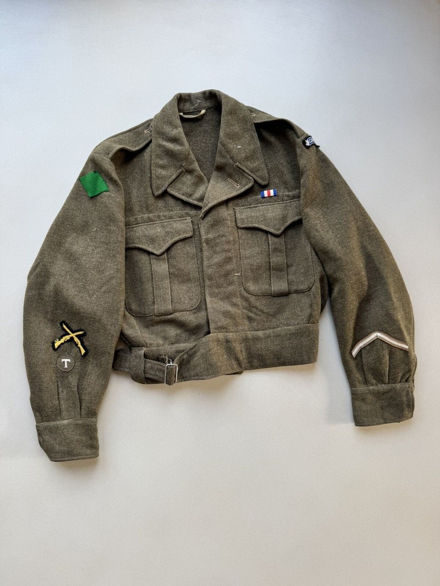 1951 Canada Army Battle Dress Cropped Wool Jacket | eBay