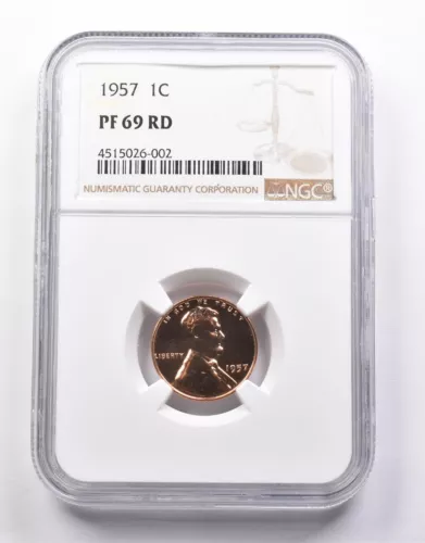 PF69 1957 Lincoln Memorial Cent NGC *6791