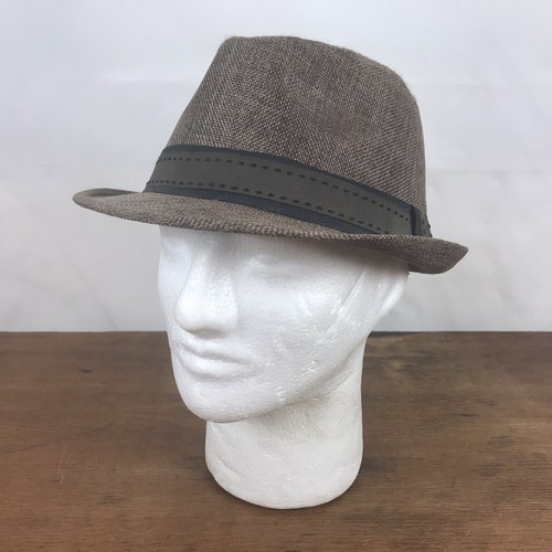 Henschel Hat Company 100% Polyester Fedora Mens Size Large USA (CH18)