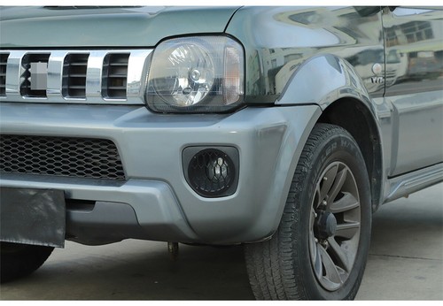 Carbon Fiber ABS Front Headlight Fog Light Grille Cover For Suzuki Jimny 2019-23