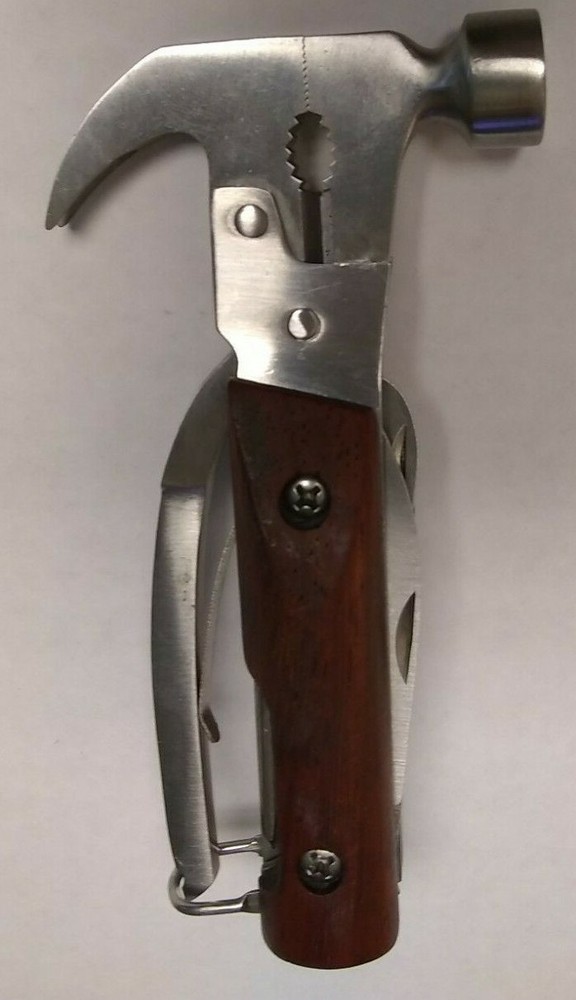 Multi Tool With Claw Hammer Knife Saw Screwdriver ETC for Camping Auto Survival