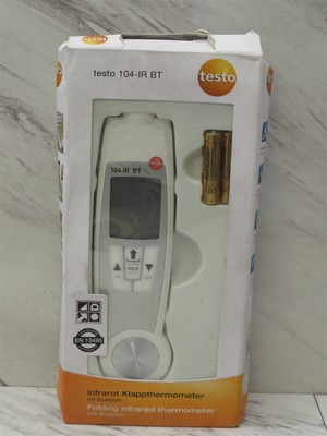 NEW Testo 104-IR Folding Infrared Thermometer with Bluetooth w/ Batteries