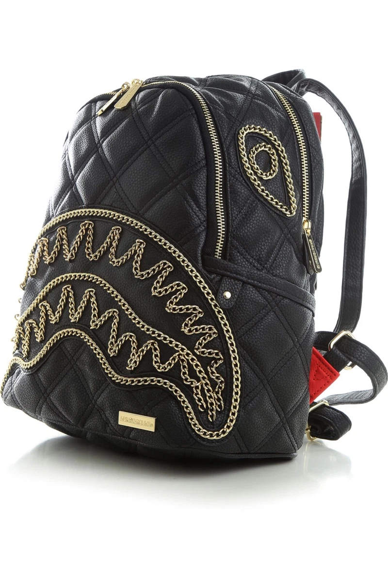 sprayground backpack black shark