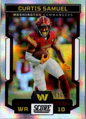 2023 Score #257 Curtis Samuel #D /135 - EXACT SCAN