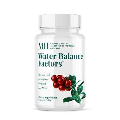 All Natural Water Balance Factors      60 Veg Tablets with Uva Ursi and more