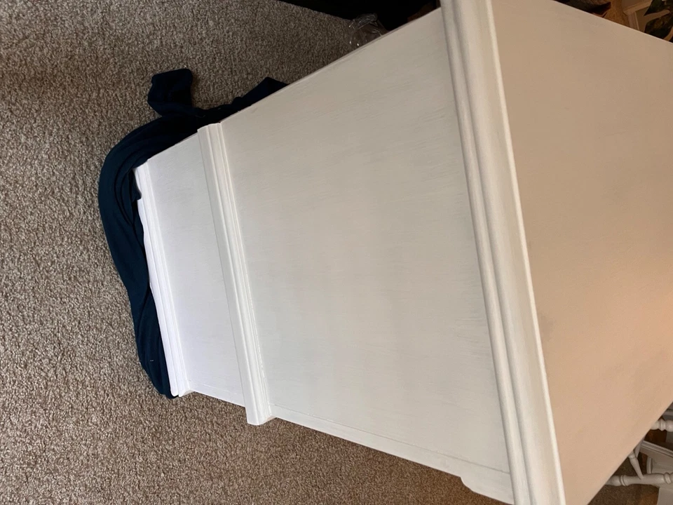 Cómoda de roble macizo blanco con 8 cajones (nueva reforma) entrega local disponible Foto 3 de 4