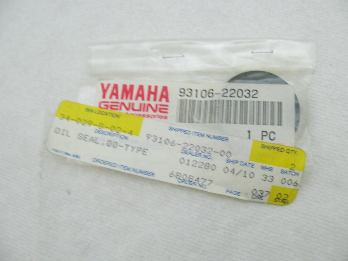 Yamaha OEM Oil Seal 93106-22032-00 | eBay