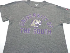 University Of The  South    League Brand Heather Gray T Shirt  Size XS