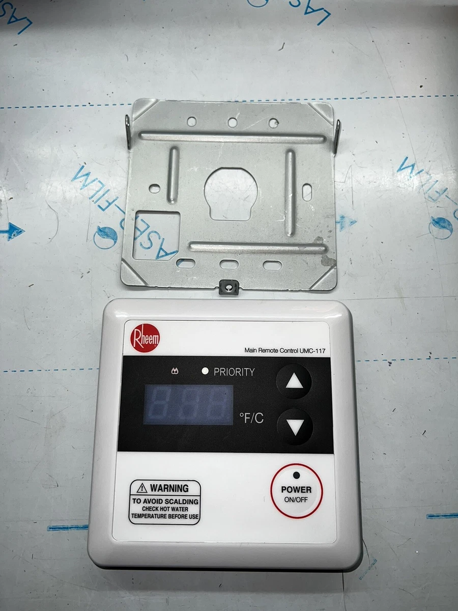 Rheem UMC-117 Tankless Water Heater Wall Remote Controller | eBay