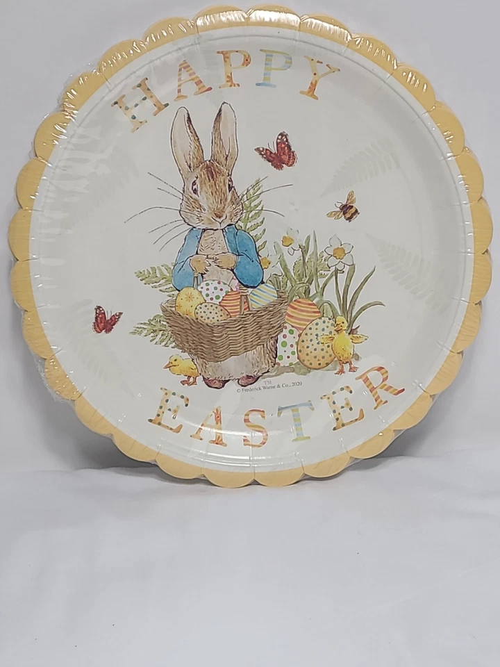 Meri Meri Beatrix Potter Peter Rabbit Paper Plates Napkins Easter Disposable NOS - Image 2 of 4