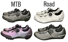 MADE IN ITALY Vittoria Alise Road & MTB Clip In Cycling Bike Shoes For Men Women