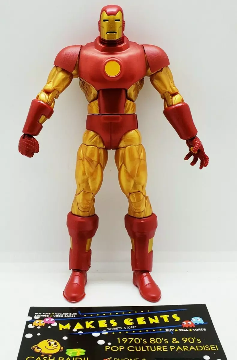 2012 Marvel Legends Retro Iron Man Action Figure - Tony Stark