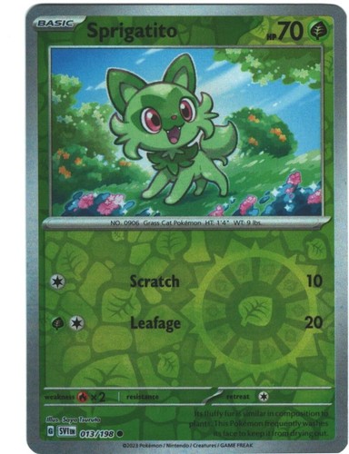 Sprigatito Holographic Promo 013/198 Scarlet & Violet Holo Pokemon Card |  eBay