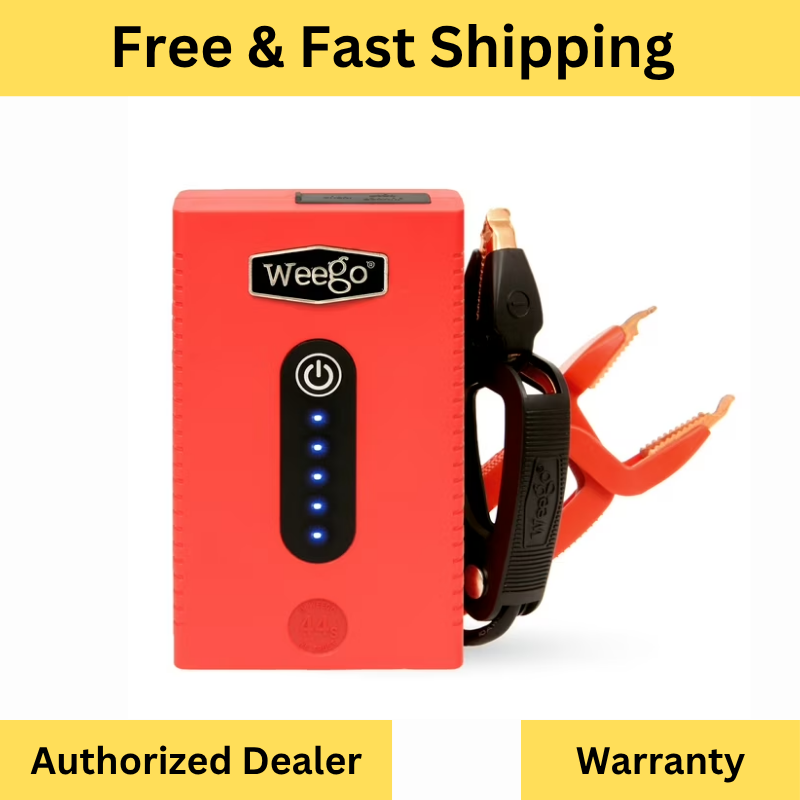 Weego 44s Portable 12V Lithium Jump Starter 2100 Peak Amp Vehicle Power Solution