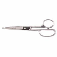 Klein Tools G758BP Straight Stainless Trimmer w/Ball Point, 8-Inch