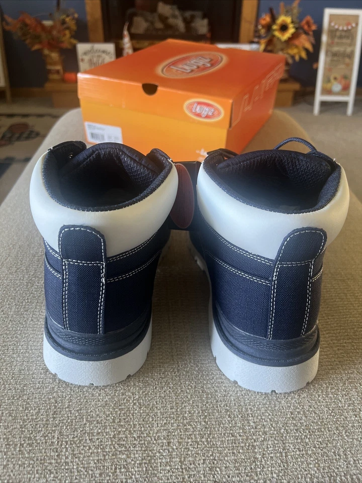 OFERTA CALIENTE Bota Chukka Clásica Lugz Drifter Ripstop para Hombre AZUL MARINO/BLANCO TALLA 10.5 Foto 3 de 4