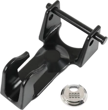 Candado de enganche de cuello de cisne con llave, remolque de cuello de cisne de