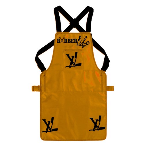 Barber Apron, Salon Apron, Haircut apron, Black apron, Professional Barber Apron - Picture 7 of 9