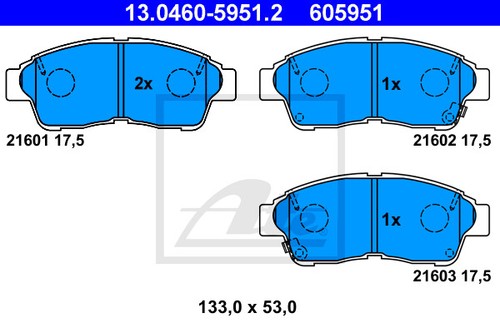 New Brake Pad Set, disc brake