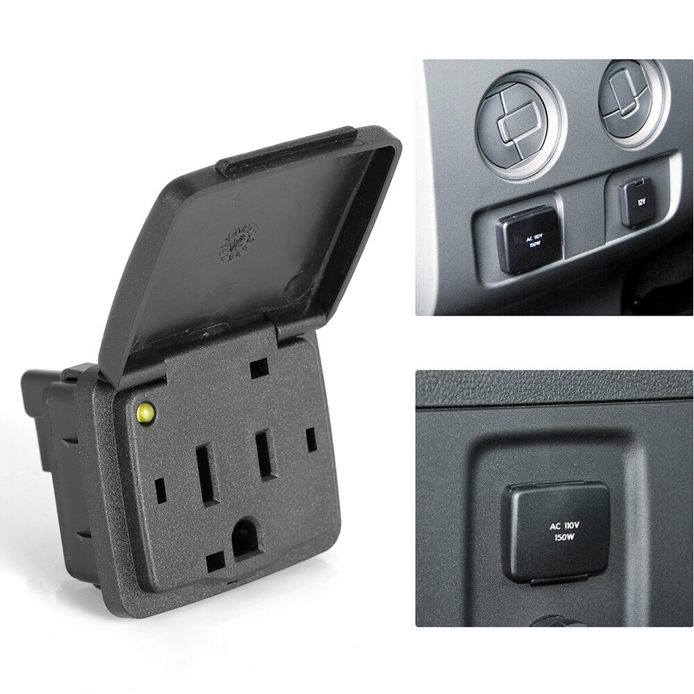 Center Console Rear Power Outlet Plug 110V 150W BC3Z-19N236-A For