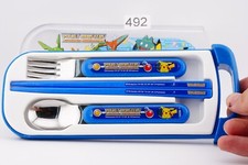 Skater Pokemon Cutlery Set Chopsticks  Spoon As Shown in Figure One Size