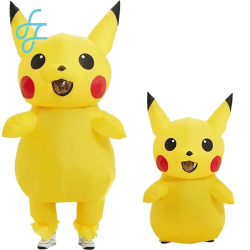 Pokemon Pikachu Inflatable Clothes Adult Children Performance Clothe Cartoon Dre - Picture 9 of 14