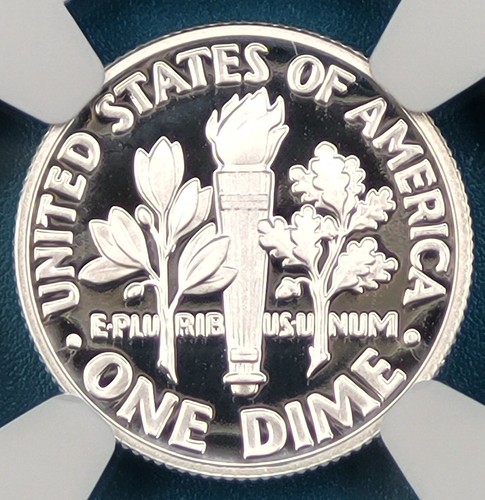 2019-S Roosevelt Dime 10C, 1st .999 Fine Silver 10-coin Proof Set 10C NGC PF70UC - Picture 5 of 7
