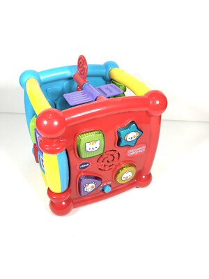 VTech Busy Learners Activity Cube Baby Toddler Educational Learning Toy TESTED