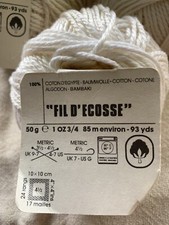 Phildar Fil D'Ecosse 5 palline 1 oz 3/4 85 m-93 iarde 50 grammi 100% cotone egiziano