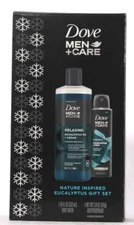 Dove Men Care Nature Inspired Relaxing Eucalyptus Oil & Cedar 2 Piece Gift Set