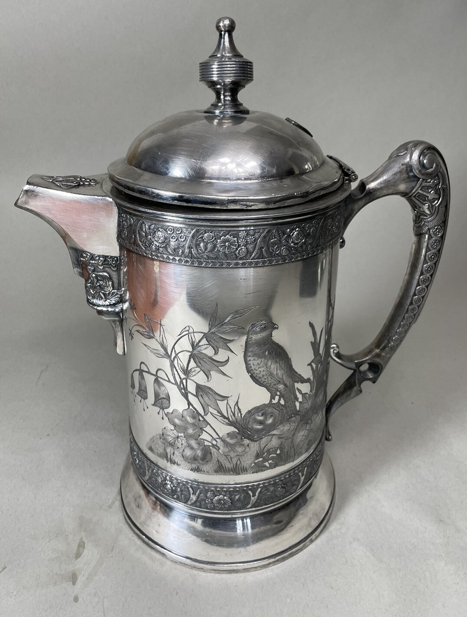 【John Batt & Co 】 メロンフォルムのジャグ 【シルバープレート】 John Batt & Co 】 メロンフォルムのジャグ 【シルバープレート