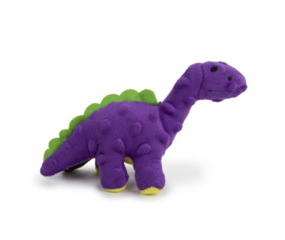 goDog Just For Me Dinos Bruto Squeaky Plush Dog Toy, Chew Guard Technology - ...