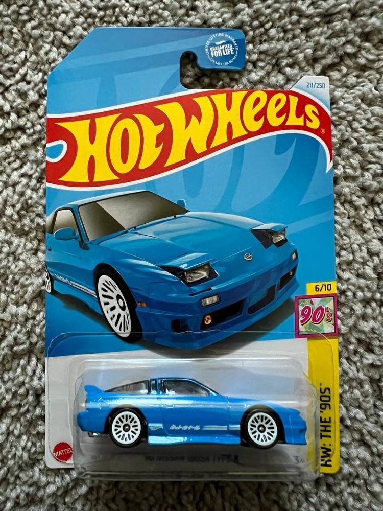 2024 Hot Wheels '96 Nissan 180SX Type X 211/250 - Blue