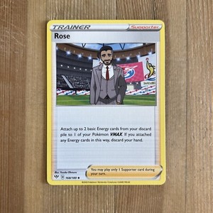 Rose - 168/189 - Uncommon NM, English Pokemon Sword & Shield - Darkness Ablaze