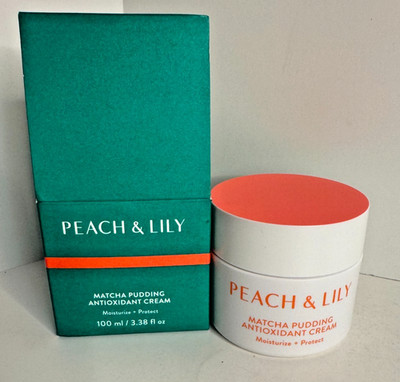 NEW  Peach & Lily Matcha Pudding Antioxidant Cream   3.38 fl oz (100 ml) BOX